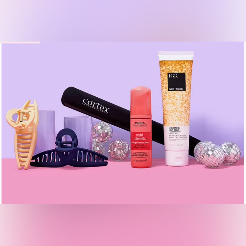 IGK HAIR, CORTEX BEAUTY, AVEDA Hair Bundle all NIB Ret: $225